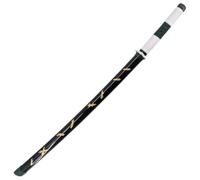 Katana Decorativa LED, Modelo Sanemi Shinazugawa, 105 cm, Verde y Negro