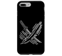 Katana Slash Líneas de Acción Carcasa para iPhone 7 Plus/8 Plus