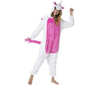Katara Pijama (10+ Modelos) Disfraz Animales Cosplay Adultos, Color Unicornio Rosa-Blanco Talla 155-165cm (1744)