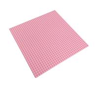 Katara- Placa de Construcción 25,5x25,5cm / 32x32 Pernos - Compatible con Lego, Sluban, Papimax, Q-Bricks, Color 1 x Rosa, 25.5 x 25.5 cm (1672-020)