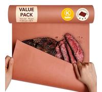 Katbite Papel de carnicero de 17,7 pulgadas de ancho x 40 pies de largo - no blanqueado, sin encerar, papel de carnicero sin recubrimiento para sublimación con una caja de salida