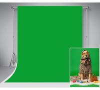 Kate 2.5x2.5m Fondo Fotográfico de Pantalla Verde Fondo Fotográfico de Estudio Portátil Lavable Profesional Microfibra Chroma Key Photo Booth para Fotografía