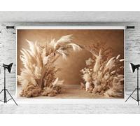 Kate 3x2m/10x6.5ft Fondo de fotografía Pared de Estilo Bohemio Hierba de Pampas Puerta arqueada Accesorios de decoración Sesión fotográfica de Boda Fondo de cumpleaños para niños Sesión de Fotos