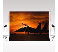 Kate Air Force Tema Fotografía de Fondo Plegable 3 * 3m/10 * 10m Guerra Militar Apocalipsis Atmósfera Decoración Cool Hombre Plegable Estudio Retrato Fotografía Fondo Oficial Cosplay