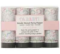 Kate Aspen Oh, Baby! Gender Reveal Party Popper, rosa (juego de 12) (suspendido por el fabricante)