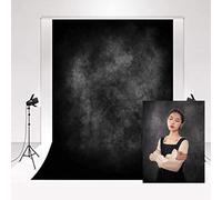 Kate Backdrops for Photography 2,5x2,5m / 8x8ft Gradient Black Grey Studio Photo Backdrop Brumoso Niebla Arte Fotografía Fondo Revista Publicidad Disparo Photo Booth Youtube Video Backdround