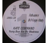 KATE CEBERANO - YOUNG BOYS ARE MY WEAKNESS 12 INCH (12" VINYL) UK LONDON 1989
