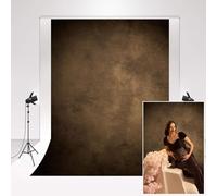 Kate Fondo de fotografía Brown 2x3m/6.5x10ft Fondo de Estudio fotográfico Degradado marrón Oscuro Fotografía de Retrato Retro Accesorios de Cabina de Fotos Fondo de Boda Personalizado
