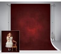 Kate Fotografía Telón de Fondo 2x2m Rojo Negro Degradado Abstracto Fondos Oscuros Telón de Fondo de Estudio Plegable Textura de Terciopelo Vintage Tapiz Decorativo Lavable