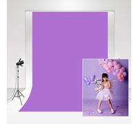 Kate Lavanda púrpura Fondo monocromático 2x3m/6.5x10ft Cabina de Fotos de bebé Plegable Boda sesión de Fotos Accesorios de grabación de Video Blogger Helado de Verano Fondo de fotografía púrpura
