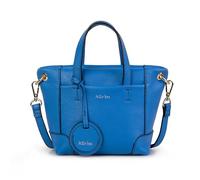 Kate Lee Sac en Cuir Porté Bandoulière Tane Bleu Océan, Bolso de Cuero para Mujer, Azul