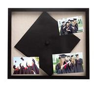 Kate & Milo Graduation Memories Frame, Grad Keepsake for Cap, Tassel, Photos, Graduation Shadowbox Wall Frame, Graduation Party Gifts