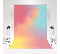 Kate Rainbow Fondo Abstracto para fotografía Fondo de Estudio fotográfico Colorido para sesión de Fotos Baby Shower Boda Photo Booth 6.5x10ft/2x3m