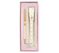 Kate Spade New York Black Ink Pen with Stylus Tip (Gold Dots)