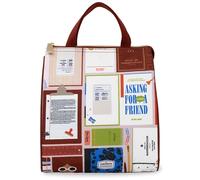 kate spade new york Bonita lonchera para mujer, bolsa de almuerzo de gran capacidad, lonchera para adultos con forro interior plateado con aislamiento térmico y bolsillo de almacenamiento (club de