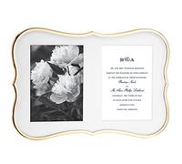 Kate Spade New York Crown Point - Marco doble dorado de 5 x 7 pulgadas, chapado en oro, metálico, 2.5 libras