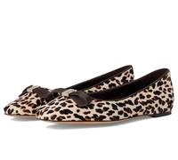 kate spade new york Deco Bow Downtown Leopard Haircalf - Tenis planos para mujer, Cashew Milk Multi, 37 EU