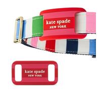 Kate Spade New York Funda para AirTag para Collar de Perro Seaside Strip