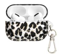 Kate Spade New York, Funda Protectora para AirPods Pro con Llavero Compatible con AirPods Pro de 1ª y 2ª generación, Leopardo (City Leopard)