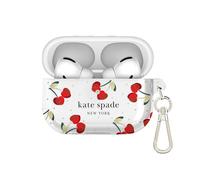 Kate Spade New York Funda Protectora para AirPods Pro con Llavero - Cherry Dot, Compatible con AirPods Pro de 2ª y 1ª generación