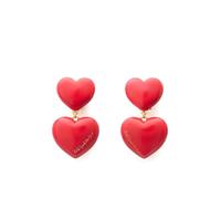 Kate Spade New York Heart You Double Drop Pends, rojo.