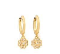 Kate Spade New York Pendientes Heritage Bloom con gota, Claro/Oro