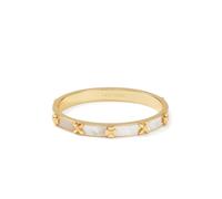 Kate Spade New York Heritage Bloom Pulsera rígida con bisagra y diseño floral