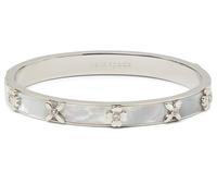 Kate Spade New York Heritage Bloom Pulsera rígida con bisagra y diseño floral