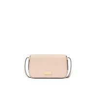 kate spade new york Liv - Bandolera pequeña con solapa para mujer, Vaso de leche de cuero granulado, Talla única