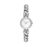 Kate Spade New York Monroe Jewelry - Reloj para mujer con pulsera de acero inoxidable, plateado, (Silver Twist), 24mm, Monroe