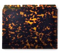 Kate Spade New York Organizer Thick File Folders Pack of 6 (Tortoise)