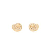 Kate Spade New York Pendientes de botón OUT OF OFFICE, Concha