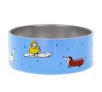 Kate Spade New York Plato para perros para comida y agua, cuenco de acero inoxidable con base antideslizante, capacidad de 2 tazas (16 onzas), cuenco pequeño y mediano para mascotas, para perros