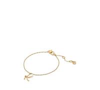 Kate Spade New York Pulsera de letras One In A Million, Bracelet, Circonita cúbica, latón, hierro, No es una piedra preciosa