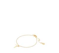 Kate Spade New York Pulsera de letras One In A Million, Bracelet, Circonita cúbica, latón, hierro, No es una piedra preciosa
