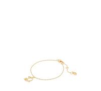 Kate Spade New York Pulsera de letras One In A Million, Bracelet, Circonita cúbica, latón, hierro, No es una piedra preciosa
