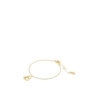 Kate Spade New York Pulsera de letras One In A Million, Bracelet, Circonita cúbica, latón, hierro, No es una piedra preciosa