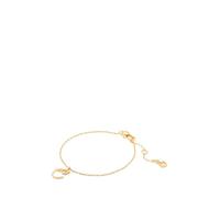 Kate Spade New York Pulsera de letras One In A Million, Bracelet, Circonita cúbica, latón, hierro, No es una piedra preciosa