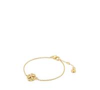 Kate Spade New York Pulsera de floración del patrimonio, Clear/Gold