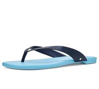 kate spade new york Sandalias Sandie de piel suave para mujer, Captain Navy/Pristine, 41 EU