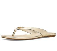 kate spade new york Sandalias Sandie de piel suave para mujer, Oro pálido metálico, 41 EU