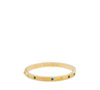 Kate Spade New York Pulsera de metal con bisagras de piedra, talla única, Metal, No es una piedra preciosa