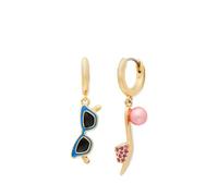 Kate Spade New York Sweet Treasures Charm Huggies (multicolor)