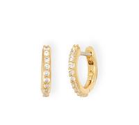 Kate Spade New York Tiny Twinkles Pendientes estilo huggie con engarce pavé