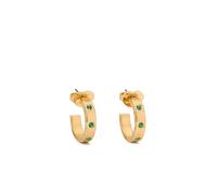 Kate Spade New York Aros huggie Set in Stone, Esmeralda