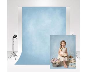 Kate Toile de Fond Photo Baby Blue 1.5x2.2m/5x7ft Soft Baby Photographic Telón de Fondo Manta/Alfombrilla para fotografía Puede Tocar la Piel del bebé Fotografía de Retrato Disparar Fotomatón