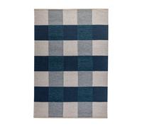 Kateha Alfombra tejida a mano Night and Day 170x240 cm Blue 170x240 cm