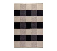 Kateha Alfombra tejida a mano Night and Day 170x240 cm Nearly black 200x300 cm