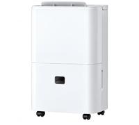 Katenpo Deshumidificador industrial de 90 L/día con bomba, hasta 240 m² | Deshumidificador Grande Para Casa y Sótanos, Depósito de 8 L, Elevación Vertical Máx. de 5 m y Oscilación Para Secar Ropa