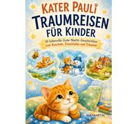 Kater Pauli - Traumreisen für Kinder: 10 liebevolle Gute-Nacht-Geschichten zum Vorlesen, Kuscheln, Einschlafen und Träumen - Kinderbuch ab 4 Jahren
